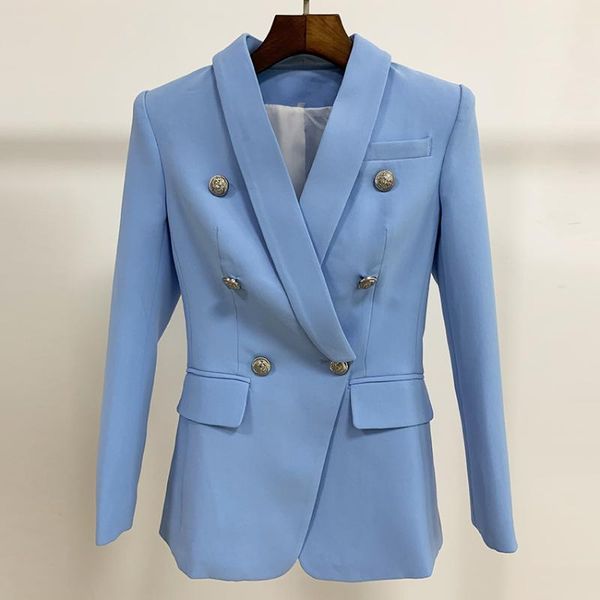 women's suits & blazers high street est fashion 2021 baroque designer blazer jacket shawl collar double breasted metal lion buttons, White;black
women's suits & blazers high street est fashion 2021 baroque designer blazer jacket shawl collar double breasted metal lion buttons, White;black