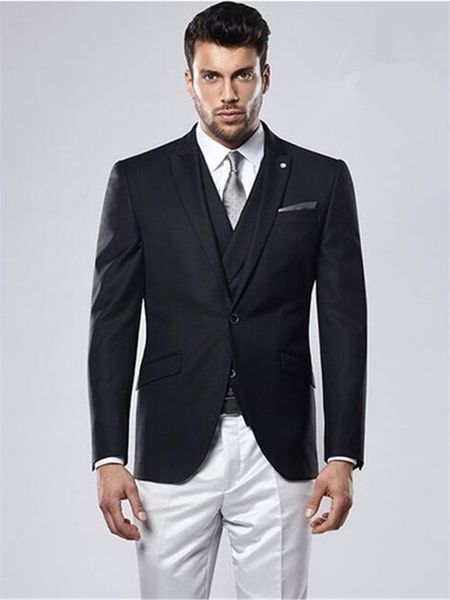 men's suits & blazers business bridegroom man suit thin tuxedo formal adjustment groom's evening gown 3 piece joint (jacket + pant, White;black
men's suits & blazers business bridegroom man suit thin tuxedo formal adjustment groom's evening gown 3 piece joint (jacket + pant, White;black