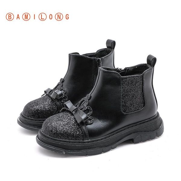 kids genuine leather boots sweet girls princess shoes sequins bow children autumn winter warm b539, Black;grey
kids genuine leather boots sweet girls princess shoes sequins bow children autumn winter warm b539, Black;grey