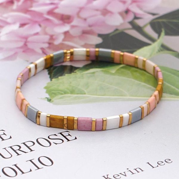 beaded, strands retro ethnic style autumn and winter warm color pull beaded jewelry simple tila rice bead bracelet female charm, Black
beaded, strands retro ethnic style autumn and winter warm color pull beaded jewelry simple tila rice bead bracelet female charm, Black