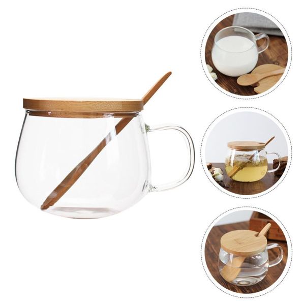 350ml glass cup heatproof transparent water drinking with spoon lid storage bottles & jars
350ml glass cup heatproof transparent water drinking with spoon lid storage bottles & jars
