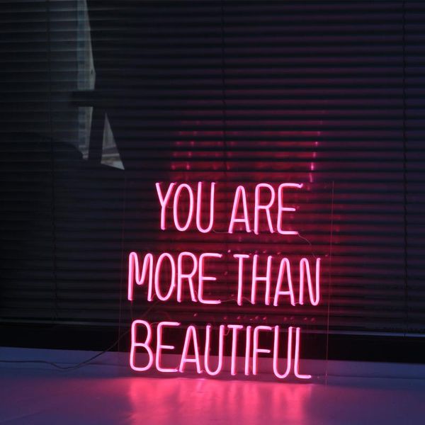 other lighting bulbs & tubes custom neon led light sign you are more than beautiful forshop store club room wall wedding birthday party rest
other lighting bulbs & tubes custom neon led light sign you are more than beautiful forshop store club room wall wedding birthday party rest
