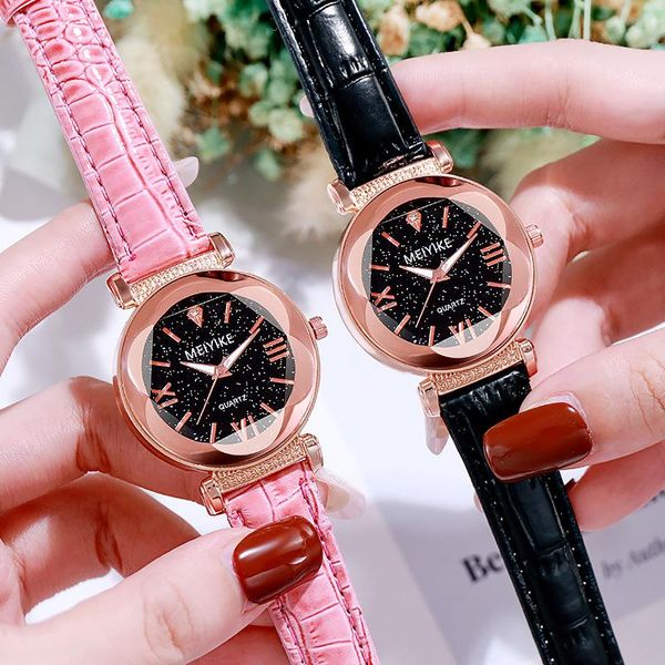 wristwatches fashion rose, golden star, ladies watch, korean belt quartz female, Slivery;brown
wristwatches fashion rose, golden star, ladies watch, korean belt quartz female, Slivery;brown