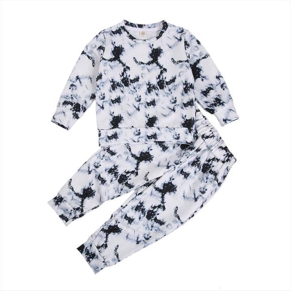 2 7y autumn winter tie dye printed kids boys clothes sets long sleeve pullover pants warm sleepwear, White
2 7y autumn winter tie dye printed kids boys clothes sets long sleeve pullover pants warm sleepwear, White