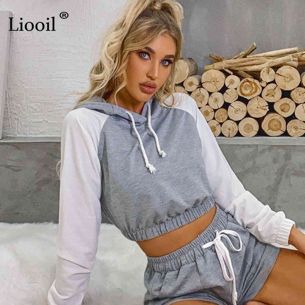 sweatshirts casual short sweatshirts women patchwork hooded long sleeve female autumn winter clothing pullovers and hoodies qdzw, Black
sweatshirts casual short sweatshirts women patchwork hooded long sleeve female autumn winter clothing pullovers and hoodies qdzw, Black