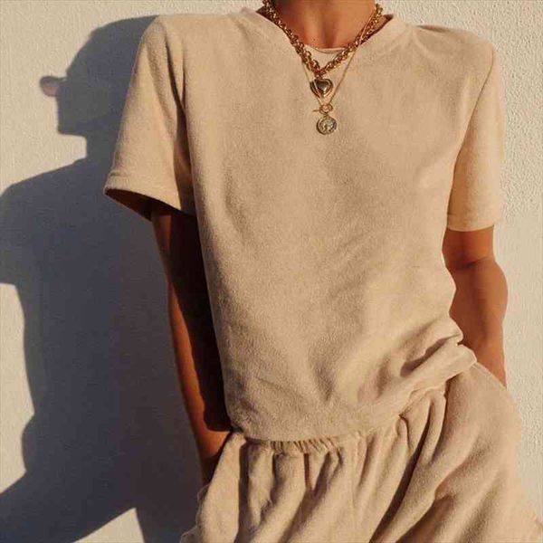 summer cotton sets women casual short sleeve t shirts and high waist short pants two pieces set solid outfits tracksuit, Gray
summer cotton sets women casual short sleeve t shirts and high waist short pants two pieces set solid outfits tracksuit, Gray