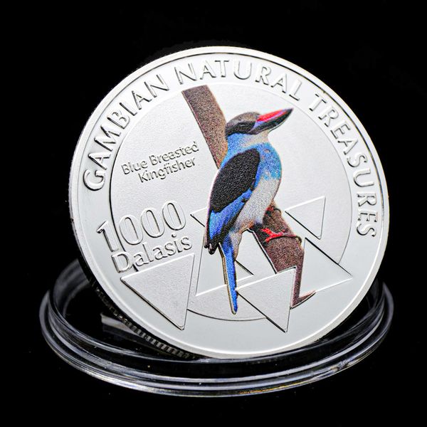 10pcs non magnetic craft silver plated gambian natural treasumres african blue breasted kingfisher medal souvenirs coin animal collectible c
10pcs non magnetic craft silver plated gambian natural treasumres african blue breasted kingfisher medal souvenirs coin animal collectible c