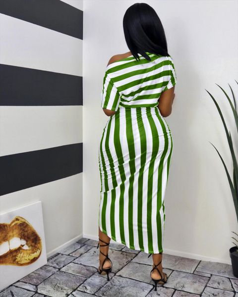 fashion strapless striped slim long women dress street casual home outdoor commuter plus size, Black;gray
fashion strapless striped slim long women dress street casual home outdoor commuter plus size, Black;gray