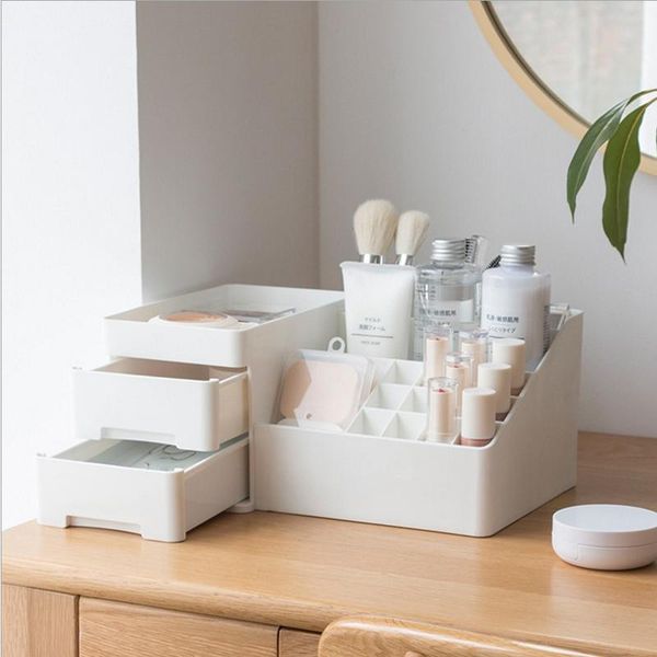 storage drawers europe plastic box drawer lipstick desk sundries cosmetics makeup container multifunction organizer home