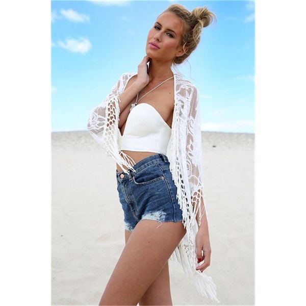women's blouses & shirts sell women beachwear casual white flare sleeve cardigan lace floral tassels loose long blouse femme clothe
women's blouses & shirts sell women beachwear casual white flare sleeve cardigan lace floral tassels loose long blouse femme clothe