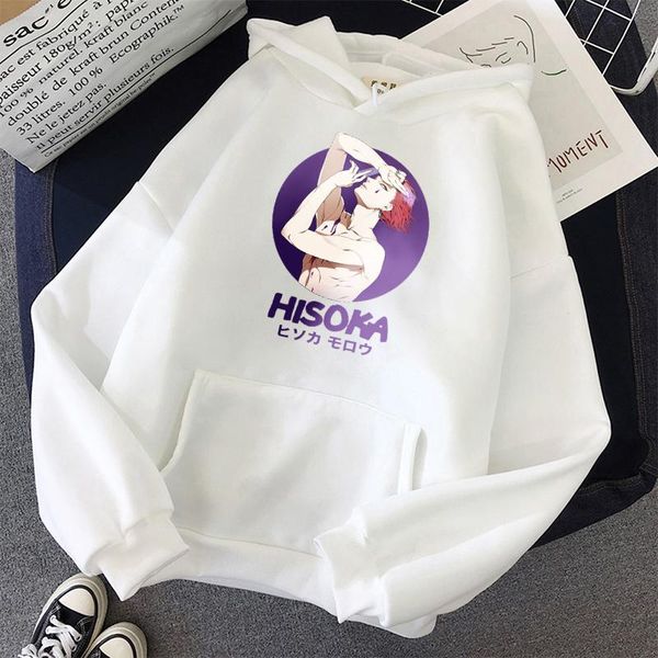 women's hoodies & sweatshirts hisoka morow japanese autumn winter harajuku hoody women kawaii plus velvet sudaderas mujer, Black