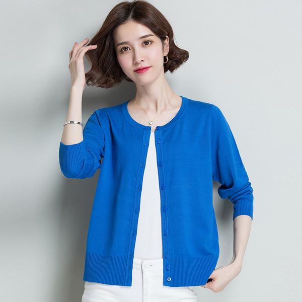 women's sweaters women spring pure color knit cardigan thin outwear long sleeve elegant, White;black
women's sweaters women spring pure color knit cardigan thin outwear long sleeve elegant, White;black