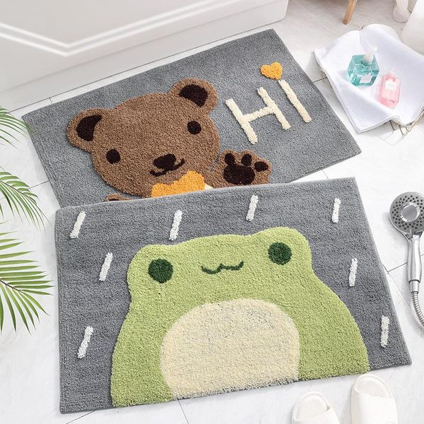 bath mats frog bear flocking bathroom mat home decoration door non-slip absorbent doormat super soft fiber rug foot
bath mats frog bear flocking bathroom mat home decoration door non-slip absorbent doormat super soft fiber rug foot