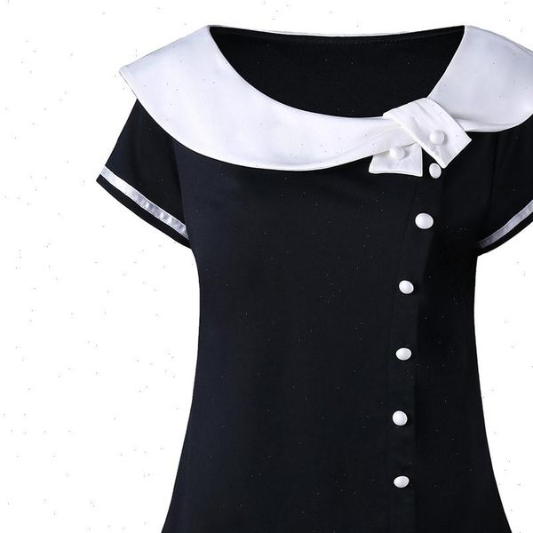 plus size navy style women shirts o neck short sleeve button shirt casual ladies fashion summer blusas mujer, White
plus size navy style women shirts o neck short sleeve button shirt casual ladies fashion summer blusas mujer, White