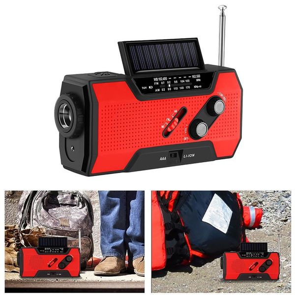 radio multifunctional hand crank solar usb charging fm am wb noaa weather emergency led power bank
radio multifunctional hand crank solar usb charging fm am wb noaa weather emergency led power bank