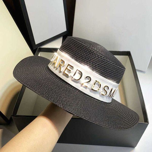 summer sun hats women fashion girl straw hat ribbon bow beach hat casual straw flat panama hat bone feminino 210531, Blue;gray
summer sun hats women fashion girl straw hat ribbon bow beach hat casual straw flat panama hat bone feminino 210531, Blue;gray