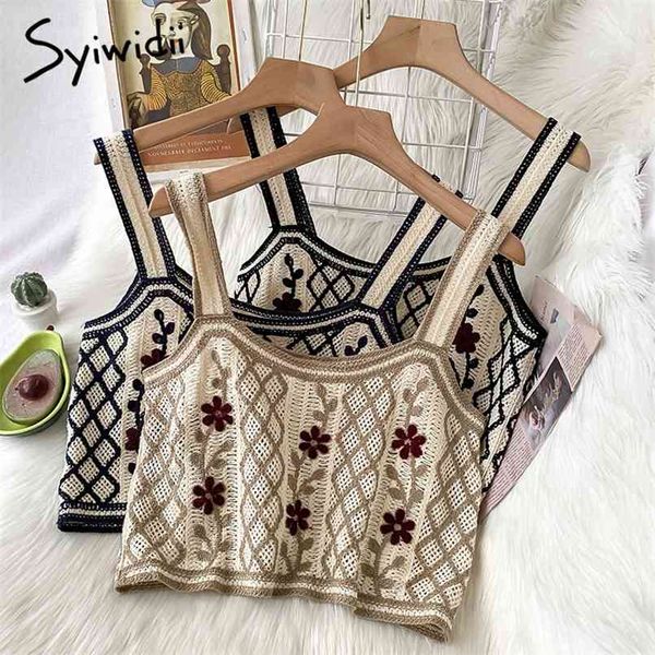 vintage embroidery floral camis women casual short knitted crop black tank summer fashion clothing 210607, White
vintage embroidery floral camis women casual short knitted crop black tank summer fashion clothing 210607, White