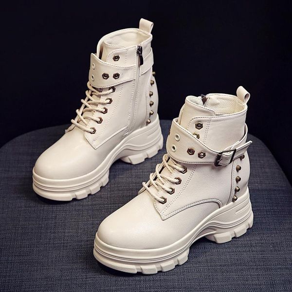 boots women autumn winter increase ankle shoes plus velvet snow warm round head casual y874, Black
boots women autumn winter increase ankle shoes plus velvet snow warm round head casual y874, Black