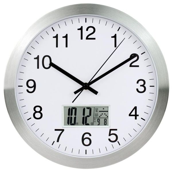 wall clocks 12-inch metal frame living room mute with calendar hygrometer bedroom minimalist time clock watch home decor
wall clocks 12-inch metal frame living room mute with calendar hygrometer bedroom minimalist time clock watch home decor