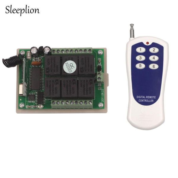 smart home control sleeplion dc 12v relay 6ch wireless rf remote switch transmitter receiver module
smart home control sleeplion dc 12v relay 6ch wireless rf remote switch transmitter receiver module