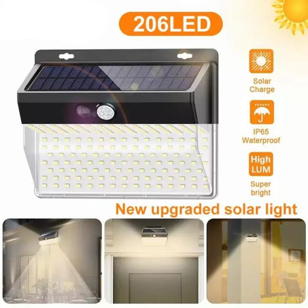 solar lamps 206led light outdoor lighting safety 270° wide-angle motion sensor courtyard
solar lamps 206led light outdoor lighting safety 270° wide-angle motion sensor courtyard