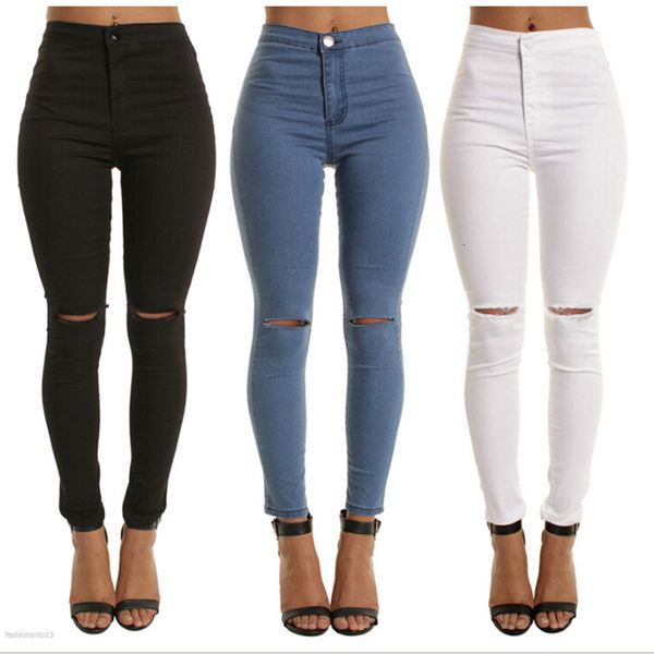 women's jeans autumn white hole skinny ripped women jeggings cool denim high waist pants capris female black casual zkc0, Blue
women's jeans autumn white hole skinny ripped women jeggings cool denim high waist pants capris female black casual zkc0, Blue