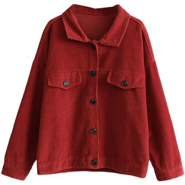 women's jackets corduroy shirt coteles shirts with solid-colored turtlenecks facing down long sleeve retro-red khaki style women's, Black;brown
women's jackets corduroy shirt coteles shirts with solid-colored turtlenecks facing down long sleeve retro-red khaki style women's, Black;brown