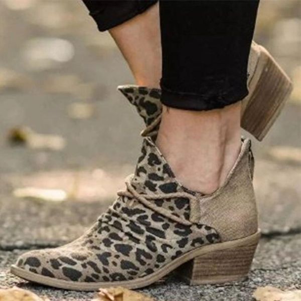 boots women's pointed thick heels short ladies autumn winter casual western cowboy ankle fashion leopard stitching, Black
boots women's pointed thick heels short ladies autumn winter casual western cowboy ankle fashion leopard stitching, Black