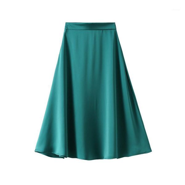 skirts green women summer skirt female elegant chic vintage satin lady korean fashion casual midi long a-line jupe longue, Black
skirts green women summer skirt female elegant chic vintage satin lady korean fashion casual midi long a-line jupe longue, Black
