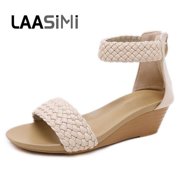 dress shoes laasimi women sandals wedge weave fashion summer platform female casual slip on vacation shoe ladies, Black
dress shoes laasimi women sandals wedge weave fashion summer platform female casual slip on vacation shoe ladies, Black