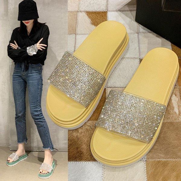 shoes ladies' slippers luxury slides low slipers women jelly flip flops platform designer 2021 summer glitter flat soft crystal, Black
shoes ladies' slippers luxury slides low slipers women jelly flip flops platform designer 2021 summer glitter flat soft crystal, Black
