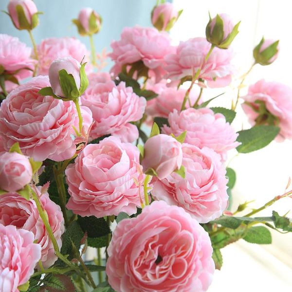 heads silk peony artificial flowers rose wedding home diy decor big plastic branch accessories handcraft decorative & wreaths
heads silk peony artificial flowers rose wedding home diy decor big plastic branch accessories handcraft decorative & wreaths