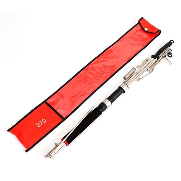 boat fishing rods stainless steel automatic rod anti-slip handle sea river lake fish pole with storage bag
boat fishing rods stainless steel automatic rod anti-slip handle sea river lake fish pole with storage bag