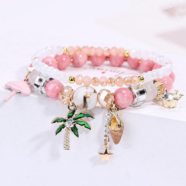 korean version of the bracelet female sweet coconut tree pineapple student for women sisters fresh holiday style charm bracelets, Golden;silver
korean version of the bracelet female sweet coconut tree pineapple student for women sisters fresh holiday style charm bracelets, Golden;silver