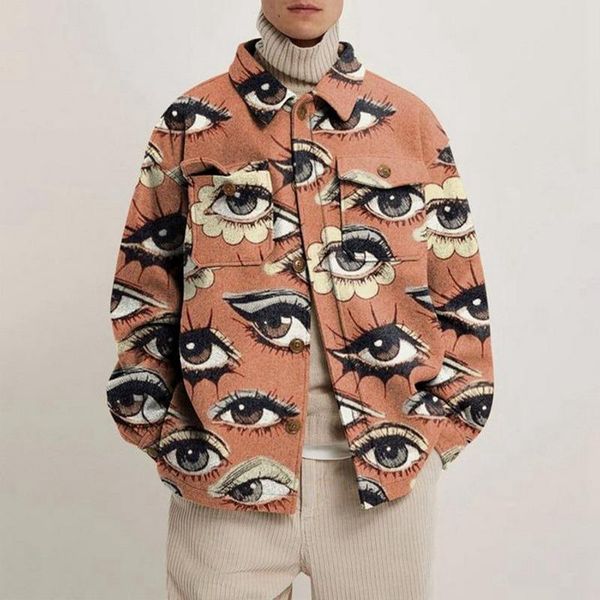 men's casual shirts hipster men turn-down collar 2021 autumn winter fashion abstract printed thick shirt mens cardigan streetwear, White;black
men's casual shirts hipster men turn-down collar 2021 autumn winter fashion abstract printed thick shirt mens cardigan streetwear, White;black