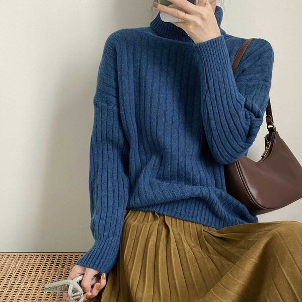 turtleneck sweater women's knit winter korean solid-color long sleeve bottom pullovers 210607, White;black
turtleneck sweater women's knit winter korean solid-color long sleeve bottom pullovers 210607, White;black