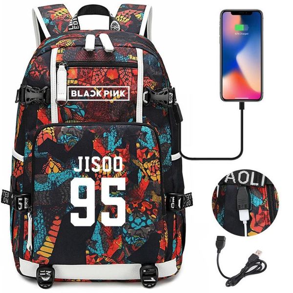 backpack korea girls kpop lisa rose black usb charging schoolbag pink travel notebook lapwaterproof bags
backpack korea girls kpop lisa rose black usb charging schoolbag pink travel notebook lapwaterproof bags
