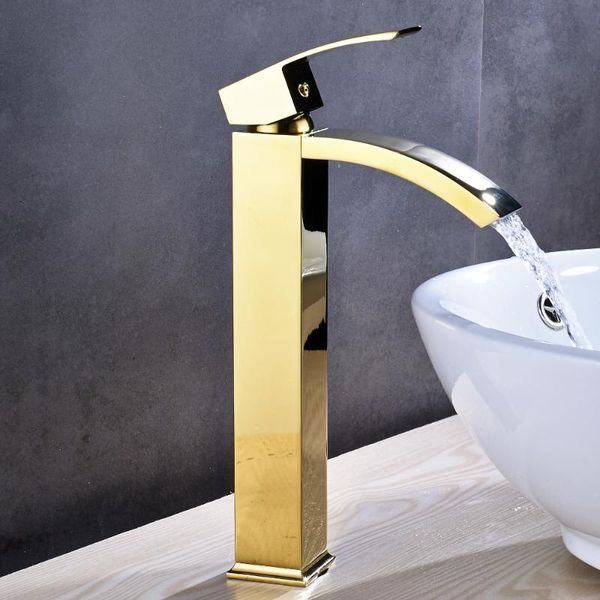 bathroom sink faucets tall waterfall faucet golden polish mixer tap deck mount
bathroom sink faucets tall waterfall faucet golden polish mixer tap deck mount
