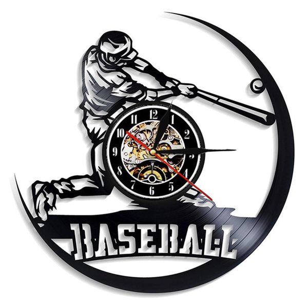 wall clocks baseball player silhouette art clock softball vintage record club sports room decor gift
wall clocks baseball player silhouette art clock softball vintage record club sports room decor gift