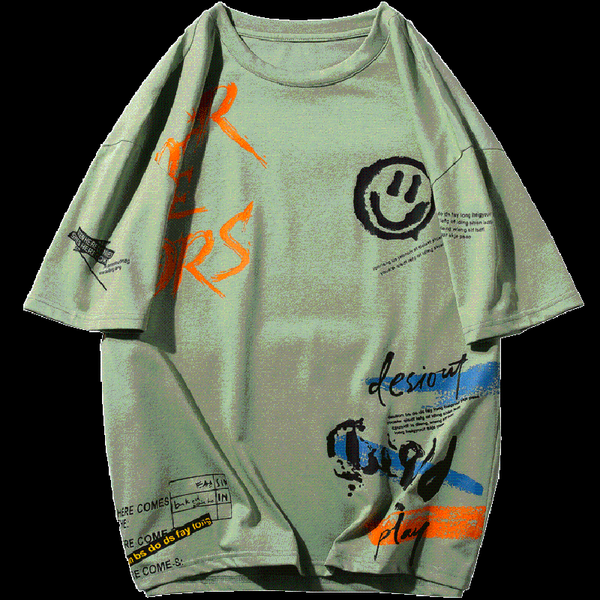 men's t-shirts 2021 summer hand painted men tees o-neck cotton loose 4 colors short sleeves plus size 3xl, White;black
men's t-shirts 2021 summer hand painted men tees o-neck cotton loose 4 colors short sleeves plus size 3xl, White;black