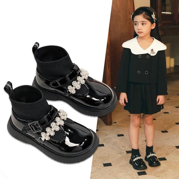 boots children' 2021 autumn and winter single girls princess baby short plus fleece socks, Black;grey
boots children' 2021 autumn and winter single girls princess baby short plus fleece socks, Black;grey