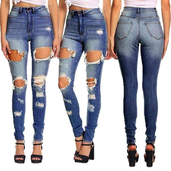 women's jeans european and american fashion all-match high-waist stretch ripped holes slim tights leggings feet pants mom, Blue
women's jeans european and american fashion all-match high-waist stretch ripped holes slim tights leggings feet pants mom, Blue