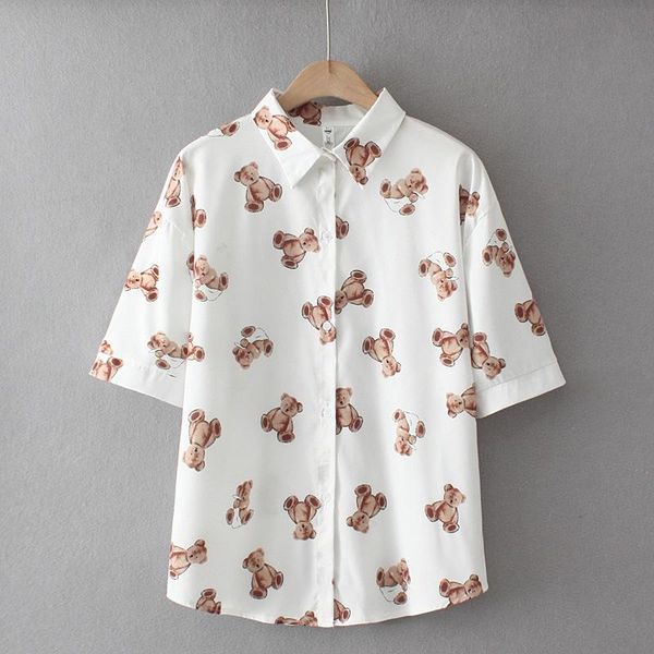 plus size t-shirt cute printed chiffon women short sleeve white black summer blouse large a-line button up officewear blusas
plus size t-shirt cute printed chiffon women short sleeve white black summer blouse large a-line button up officewear blusas