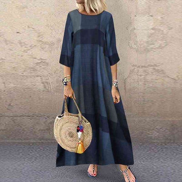 aimsnug summer long maxi dress short sleeve cotton linen dresses plus size ladies retro casual loose plaid dress femme 5xl, Black;gray
aimsnug summer long maxi dress short sleeve cotton linen dresses plus size ladies retro casual loose plaid dress femme 5xl, Black;gray