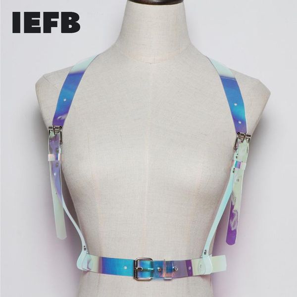 belts iefb 2021 men's illusory colorful laser plastic binding cool punk style strap waist seal belt integrated connection 9d0027, Black;brown
belts iefb 2021 men's illusory colorful laser plastic binding cool punk style strap waist seal belt integrated connection 9d0027, Black;brown