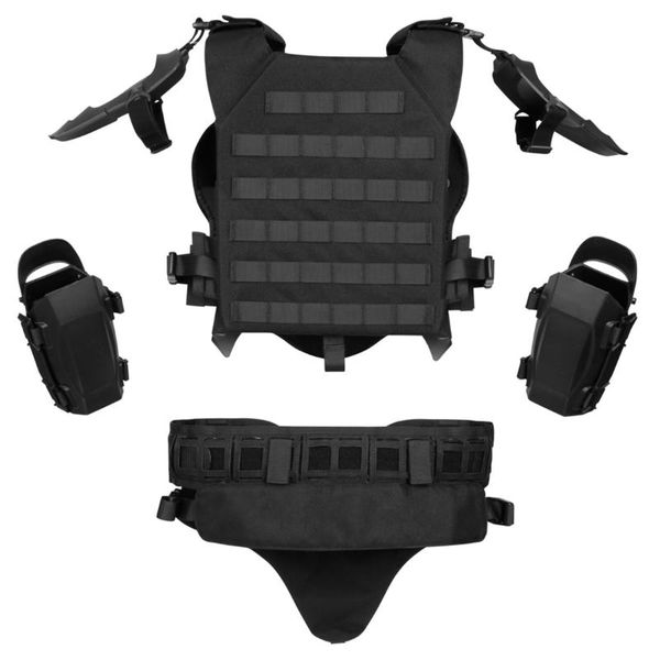 hunting jackets wst outdoor multi-function tactical armor set adjustable elbow pad waist seal - black/tan/grey, Camo;black
hunting jackets wst outdoor multi-function tactical armor set adjustable elbow pad waist seal - black/tan/grey, Camo;black