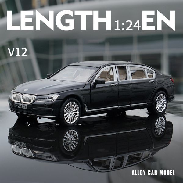 2021 new 124 7 Series 760 i car alloy car model simulation car decoration collection gift toy Die casting model boy toy
2021 new 124 7 Series 760 i car alloy car model simulation car decoration collection gift toy Die casting model boy toy