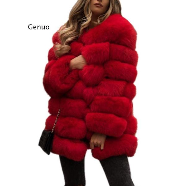 women's fur & faux women winter elegant natural artifical coat jacket long sleeve black overcoat female outwear
women's fur & faux women winter elegant natural artifical coat jacket long sleeve black overcoat female outwear