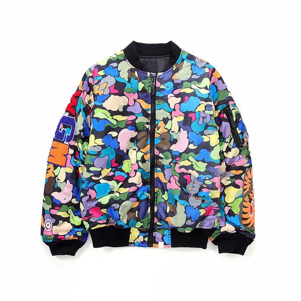 famous designer men's jacket hoodies coat parka camouflage candy color baseball uniform autumn and winter m-xxl size, Black
famous designer men's jacket hoodies coat parka camouflage candy color baseball uniform autumn and winter m-xxl size, Black