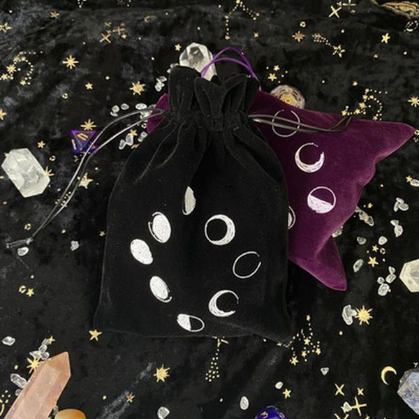 storage bags velvet tarot bag moon phase card divination board game drawstring package witchcraft supplies altar box
storage bags velvet tarot bag moon phase card divination board game drawstring package witchcraft supplies altar box